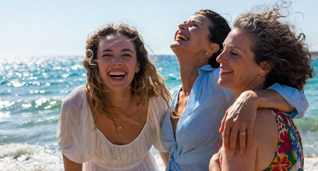 Uddannelsesorlov Malta Sliema med LISA! – lær engelsk og oplev uforglemmelige øjeblikke ved havet Voksne griner sammen på stranden på Malta under en LISA! uddannelsesorlov og nyder sol, hav og international atmosfære