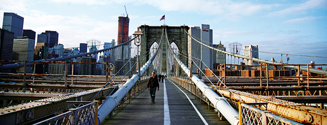 LISA-Sprachreisen-Englisch-New-York-Brooklyn-Bridge-Brooklyn-Heights-Hudson-Meer